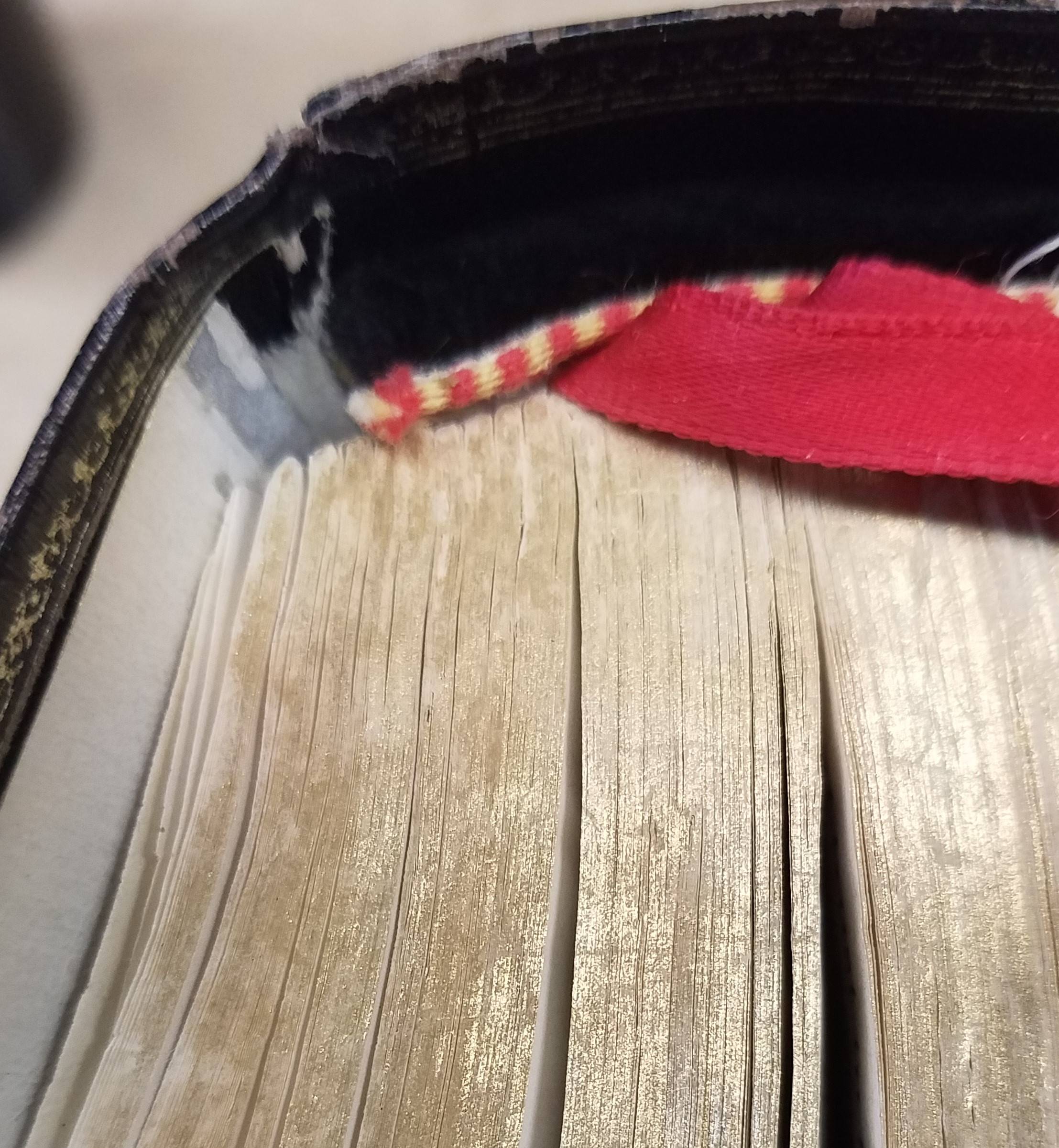 Bible improper binding